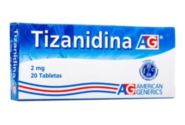 TIZANIDINA 2 MG 20 TABLETAS AG