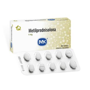 METILPREDNISOLONA 4 MG 30 TBS MK