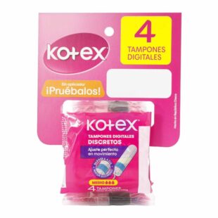 TAM.KOTEX EVO.MEDIO DISP.5 UND x 4 UND